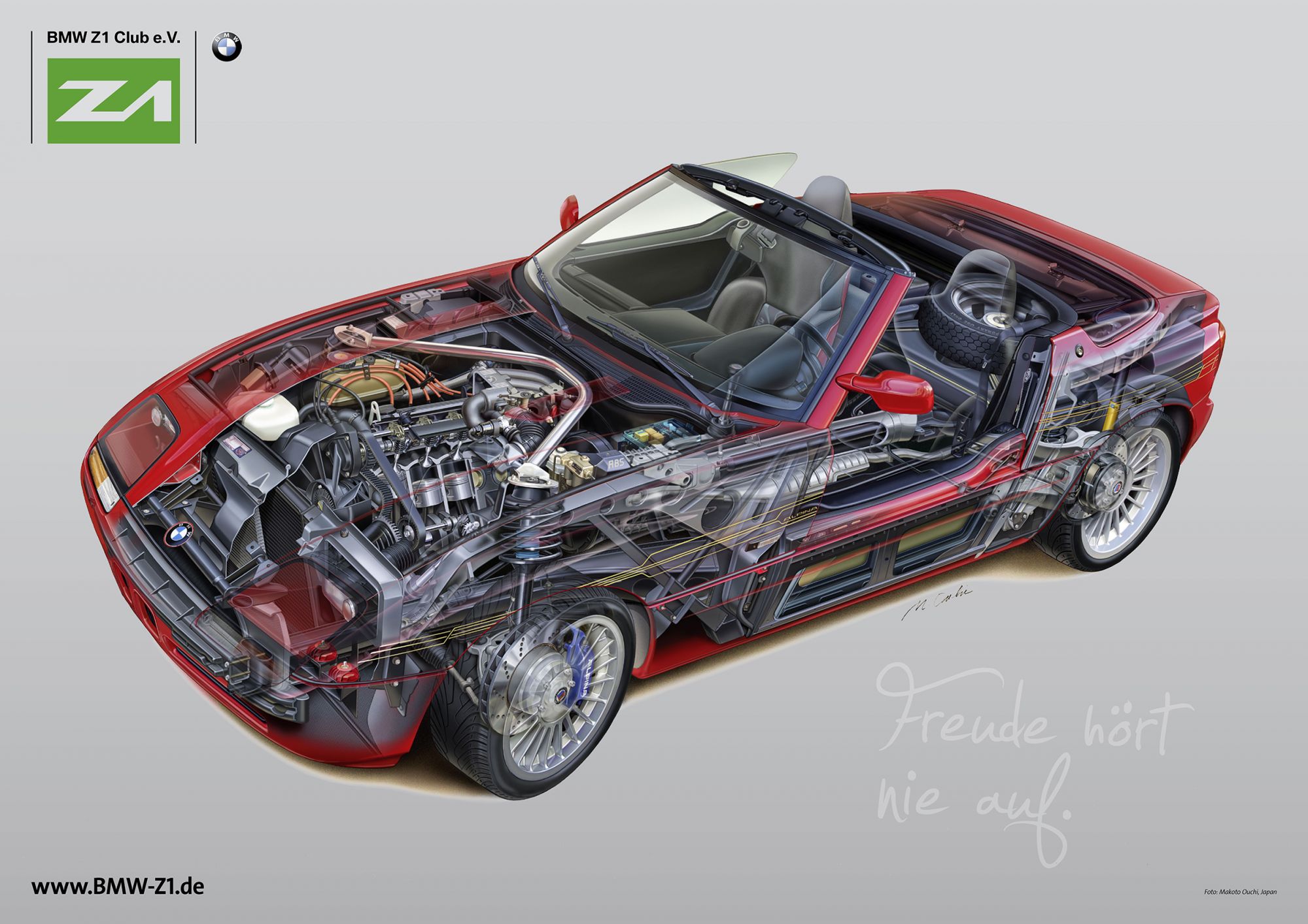 Edelstahl Schlüsselanhänger für Bmw Z1